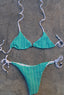 Coastal Breeze Gingham Bikini Set