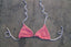 Dallas Triangle Top - Strawberry Gingham