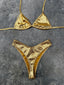 Gold Metallic Bikini