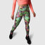 Women’s petite gym leggings with snake print. Neon scrunch leggings for women. Shop women's activewear online. 